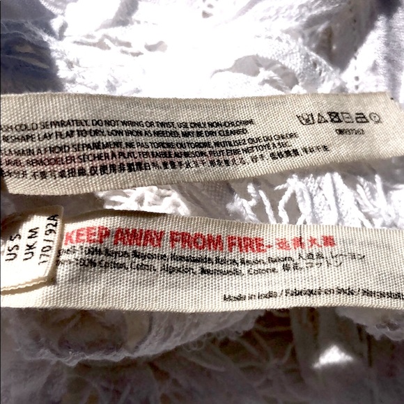 NEW FREE PEOPLE White 2pc Batenburg Lace Skirt Set - Picture 12 of 14